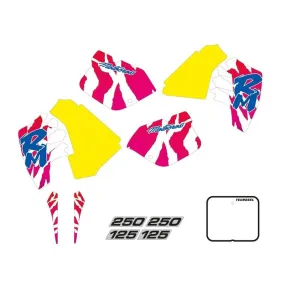 Kit déco TECNOSEL Team OEM Suzuki 1992 - piecemotoquad