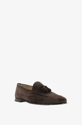 Mocassins à glands en daim